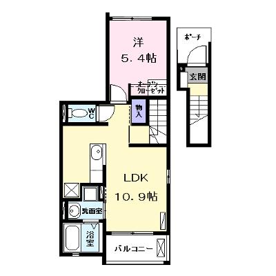 コズミックプレイス 201【管理NO：1-022756201-02010】 ★家具家電は申し込み後に搬入しますの外観画像