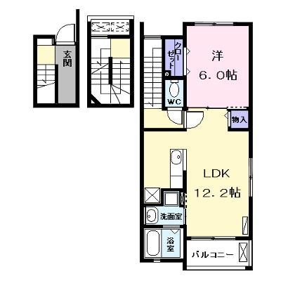 フレスクーラ　Ａ 301【管理NO：1-022370801-03010】 ★家具家電は申し込み後に搬入します★の外観画像