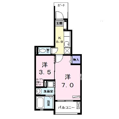 ＫＴ・ＰＬＡＣＥ 101【管理NO：1-021651301-01010】 ★家具家電は申し込み後に搬入しますの外観画像