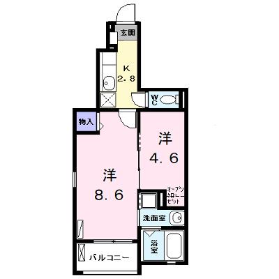 リエージュ 103【管理NO：1-018270101-01030】 ★家具家電は申し込み後に搬入します★ ★2026年11月下旬入居可能★の外観画像