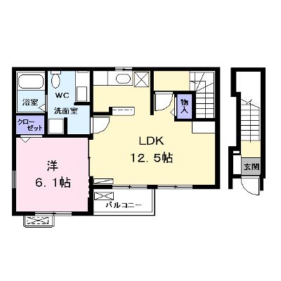 プリムローズやなせ 201【管理NO：1-016302001-02010】 ★家具家電は申し込み後に搬入します 2026年07月下旬入居可能の外観画像