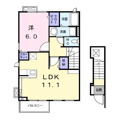 ファミ－ル中野　Ⅱ 201【管理NO：1-015654901-02010】 ★家具家電は申し込み後に搬入します★の外観画像