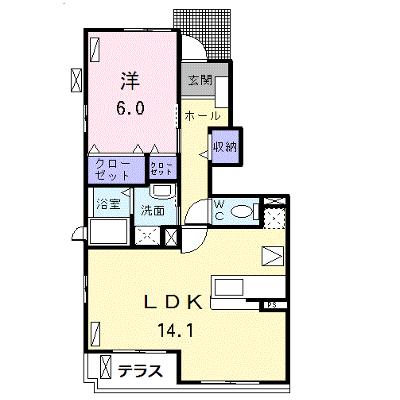 ラフレシール 103【管理NO：1-014534101-01030】 ★家具家電は申し込み後に搬入しますの外観画像