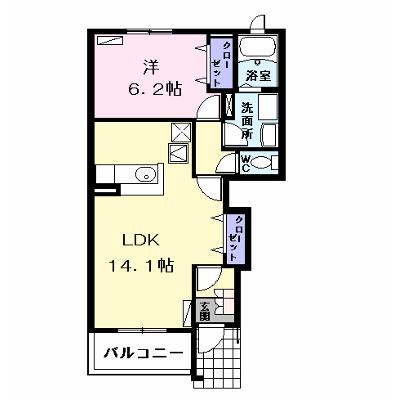 エテルノーレＡ 102【管理NO：1-014534001-01020】 ★家具家電は申し込み後に搬入しますの外観画像