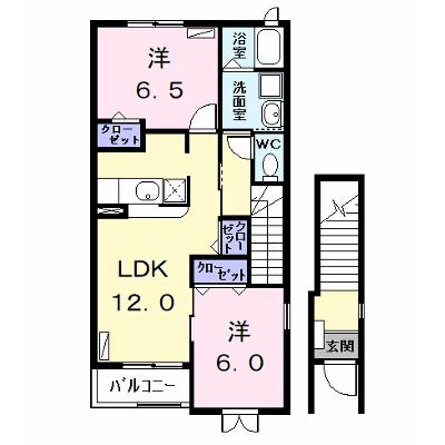 サンロードⅡ 203【管理NO：1-014351301-02030】 ★家具家電は申し込み後に搬入します★の外観画像