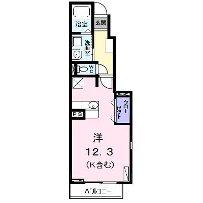 クレメント花塚 101【管理NO：1-013382801-01010】 ★家具家電は申し込み後に搬入します★の外観画像