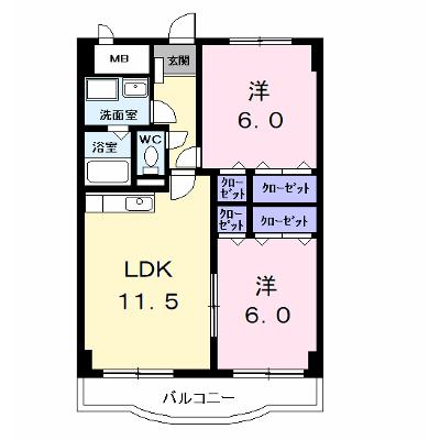 ラヴィアンローズＢ 302【管理NO：1-011058702-03020】 ★家具家電は申し込み後に搬入します★の外観画像