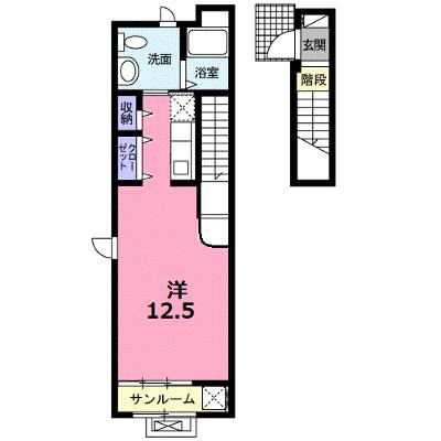 ウイングＫ　Ⅳ 202【管理NO：1-020890401-02020】 ★家具家電は申し込み後に搬入します★の外観画像