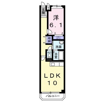 アンフィニ 201【管理NO：1-012671901-02010】 ★家具家電は申し込み後に搬入します★の外観画像