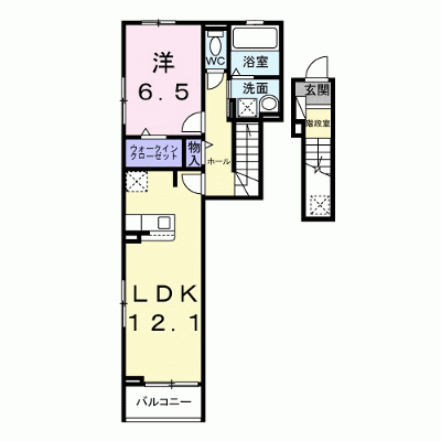 アンソレイユ 203【管理NO：1-028457401-02030】 ★家具家電は申し込み後に搬入します★の外観画像