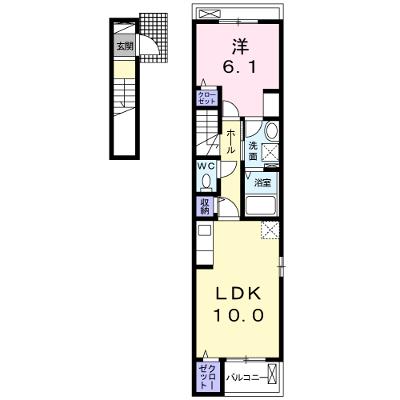 Ｌｕｇａｒ柳原（ルガール） 201【管理NO：1-025372201-02010】 ★家具家電は申し込み後に搬入します★の外観画像