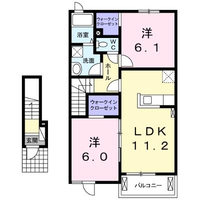 アンジェロハウスＡ 203【管理NO：1-019460001-02030】 ★家具家電は申し込み後に搬入します★の外観画像