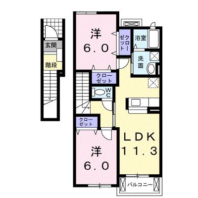ジェネシスⅠ 202【管理NO：1-015396401-02020】 ★家具家電は申し込み後に搬入しますの外観画像