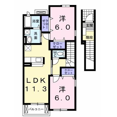 ジェネシスⅠ 201【管理NO：1-015396401-02010】 ★家具家電は申し込み後に搬入しますの外観画像
