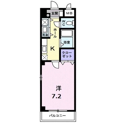 カーサ　ヴェルデ 107【管理NO：1-012578201-01060】 ★家具家電は申し込み後に搬入します 2026年07月下旬入居可能の外観画像