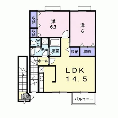 トパーズ 202【管理NO：1-010531101-02020】 ★家具家電は申し込み後に搬入しますの外観画像