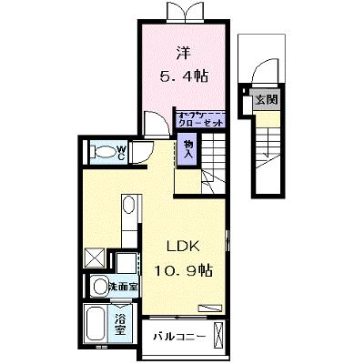 ヴィラ 201【管理NO：1-016924601-02010】 ★家具家電は申し込み後に搬入します 2026年07月下旬入居可能の外観画像