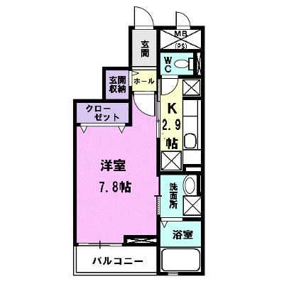 グラツィオーネ 305【管理NO：1-016538101-03040】 ★家具家電は申し込み後に搬入します★の外観画像