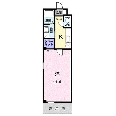 バイオレット 102【管理NO：1-013717201-01020】 ★家具家電は申し込み後に搬入しますの外観画像