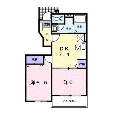 パティオⅡ 105【管理NO：1-011969002-01040】 ★家具家電は申し込み後に搬入しますの外観画像