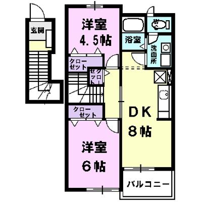 ミーテＫ・Ｅ 201【管理NO：1-011665201-02010】 ★家具家電は申し込み後に搬入します★ ★2026年09月中旬入居可能★の外観画像