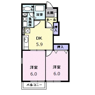 メゾンプリモデイ－ネⅡ 102【管理NO：1-010179801-01020】 ★家具家電は申し込み後に搬入します 2026年07月上旬入居可能の外観画像