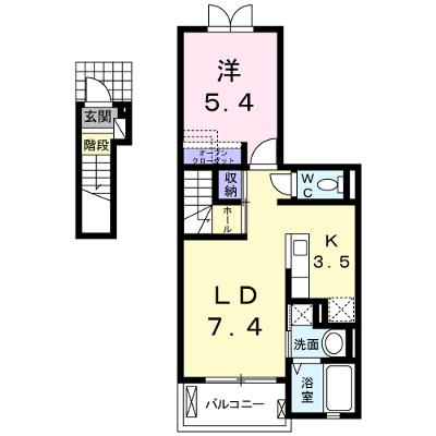 イル　レジーナ　Ⅰ 202【管理NO：1-019770101-02020】 ★家具家電は申し込み後に搬入します★の外観画像