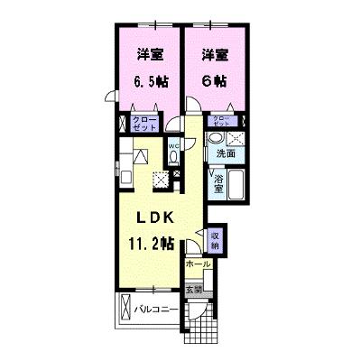 メゾン華Ⅲ 101【管理NO：1-016492201-01010】 ★家具家電は申し込み後に搬入します★ ★2026年08月下旬入居可能★の外観画像