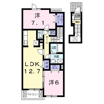 ティンカーベル 202【管理NO：1-015340501-02020】 ★家具家電は申し込み後に搬入します★の外観画像