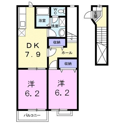 カーサフェリーチェ 203【管理NO：1-009531801-02030】 ★家具家電は申し込み後に搬入します 2026年08月上旬入居可能の外観画像