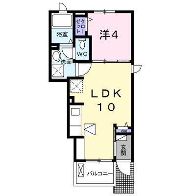 エアリーウッド 105【管理NO：1-024989001-01040】 ★家具家電は申し込み後に搬入しますの外観画像