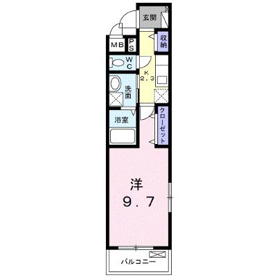 ヒカルサ　小牧田県ウエスト 201【管理NO：1-028450301-02010】 ★家具家電は申し込み後に搬入します★ ★2026年09月中旬入居可能★の外観画像