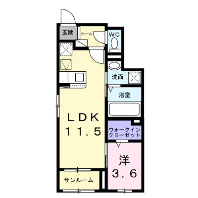 ヴァーチュ葵 106【管理NO：1-028415101-01050】 ★家具家電は申し込み後に搬入します★の外観画像