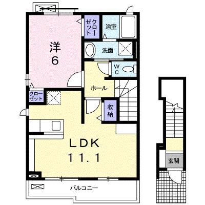 グラン・パーム 201【管理NO：1-017758501-02010】 2026年07月中旬入居可能の外観画像