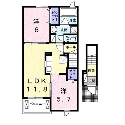 ひまわりⅢ 201【管理NO：1-022239603-02010】 2026年06月下旬入居可能の外観画像
