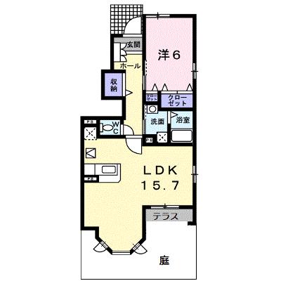フレスクーラーＢ 101【管理NO：1-013463902-01010】 ★家具家電は申し込み後に搬入しますの外観画像