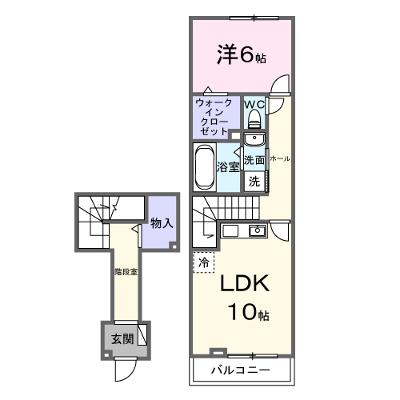 ヴィラ　ドリーム 206【管理NO：1-028628701-02050】 ★家具家電は申し込み後に搬入します 2026年08月上旬入居可能の外観画像