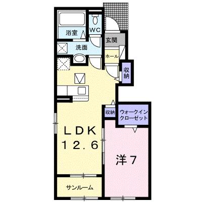 ラフィーネＢ 103【管理NO：1-026123102-01030】の外観画像