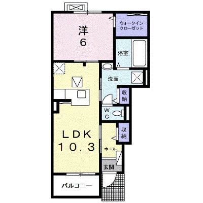 サルサージュⅡ 101【管理NO：1-024918901-01010】 ★家具家電は申し込み後に搬入します 2026年07月下旬入居可能の外観画像