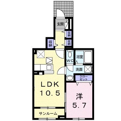 プロムナード 103【管理NO：1-024843701-01030】 ★家具家電は申し込み後に搬入します 2026年07月下旬入居可能の外観画像
