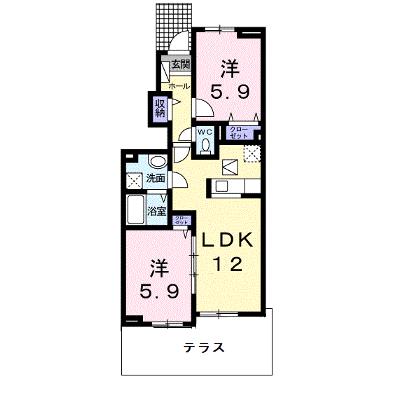 ガーデンハウス　あさかぜ 101【管理NO：1-018404001-01010】 2026年08月中旬入居可能の外観画像
