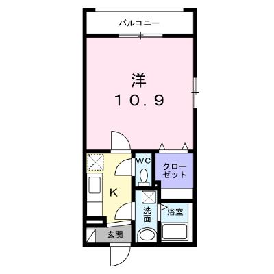 ラ・ヴィータⅡ 202【管理NO：1-017299601-02020】 ★家具家電は申し込み後に搬入します★の外観画像