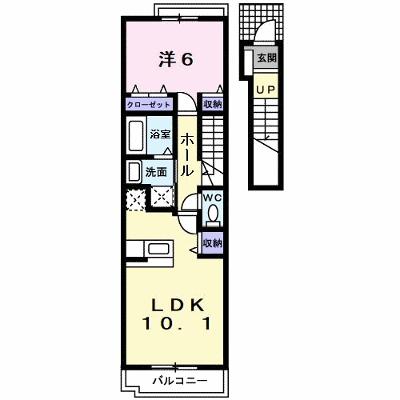 モダンブレスＡ 202【管理NO：1-016244901-02020】 ★家具家電は申し込み後に搬入しますの外観画像