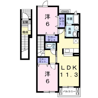 デン　ファーレＡ 202【管理NO：1-015848501-02020】 ★家具家電は申し込み後に搬入します★の外観画像