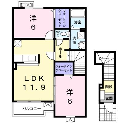 パーク・プレッソＡ 201【管理NO：1-015166601-02010】 ★家具家電は申し込み後に搬入しますの外観画像