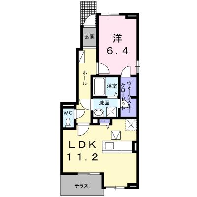 レジデンス・モッポ　Ⅲ 101【管理NO：1-024471301-01010】 ★家具家電は申し込み後に搬入します★ ★2026年08月下旬入居可能★の物件写真1