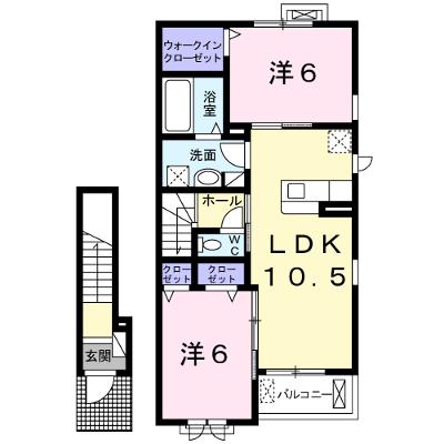 ラ・ヴィエルジュ 205【管理NO：1-025584601-02040】 ★家具家電は申し込み後に搬入します 2026年07月上旬入居可能の外観画像
