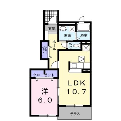 バンバハウス　Ｂ 105【管理NO：1-014753302-01040】 ★家具家電は申し込み後に搬入しますの外観画像