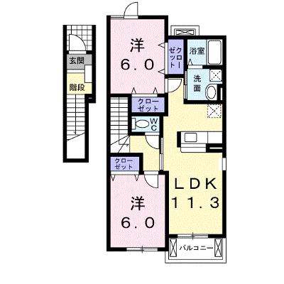 ベルハーモニー 201【管理NO：1-013061301-02010】 ★家具家電は申し込み後に搬入しますの外観画像