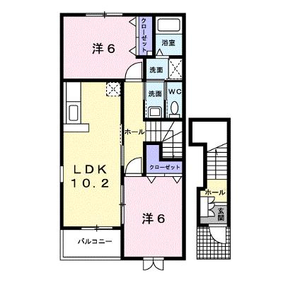 アンソレイエ 201【管理NO：1-012623001-02010】 ★家具家電は申し込み後に搬入します 2026年07月上旬入居可能の外観画像